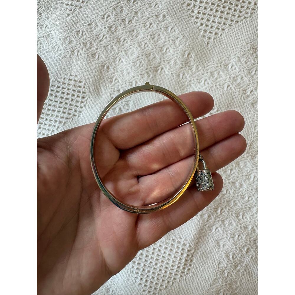 Vintage Coach snap close bracelet - Picture 9 of 9